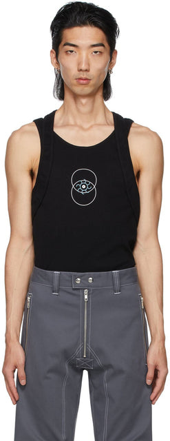 GmbH Black Double Strap Ardra Tank Top - GmbH Noir Double Strap Ardra Débardeur - GmbH Black Double Strap Ardra Tank Top.