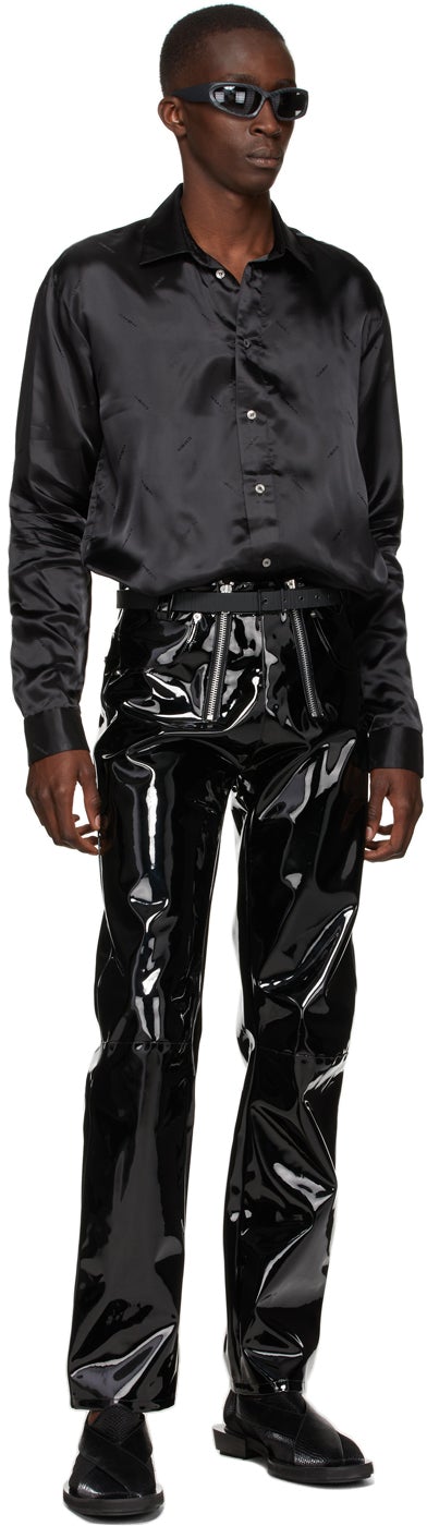 GmbH Black Jacquard Print Asmud Shirt