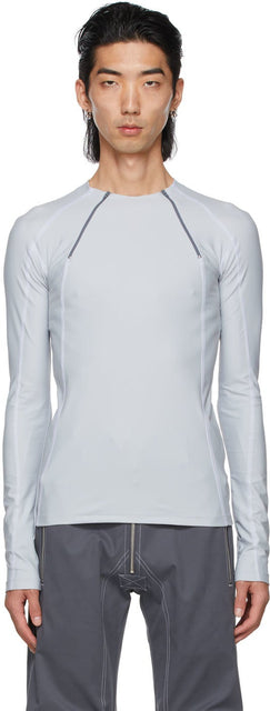 GmbH Grey Jersey Ande Long Sleeve T-Shirt - T-shirt à manches longues GmbH gris jersey ande - GmbH Gray Jersey Ande Long Sleeve T 셔츠