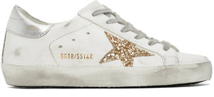 Golden Goose Glitter Superstar Sneakers - Baskets de superstar Golden Goose Glitter - 황금 거위 반짝이 superstar 운동화