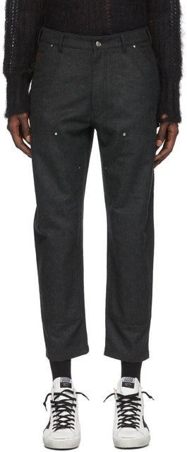 Golden Goose Grey Archimede Trousers - Pantalons Archimède Golden Goose Grey Gris - 황금 거위 회색 아르키데 바지