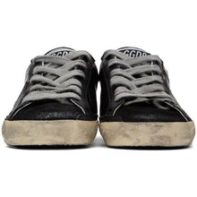 Golden Goose SSENSE Exclusive Black Python Superstar Sneakers