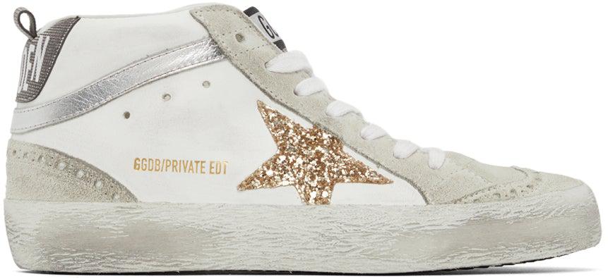 Golden Goose SSENSE Exclusive Glitter Mid Star Sneakers – BlackSkinny