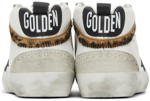 Golden Goose SSENSE Exclusive Mid Star Leopard Sneakers