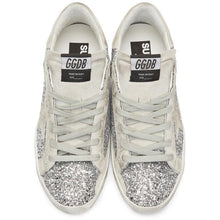 Golden Goose SSENSE Exclusive Silver Glitter Superstar Sneakers - Golden Goose Ssense Stust Armitter Superstar Superstar - 황금 거위 스시센스 독점적 인 실버 반짝이 superstar 운동화