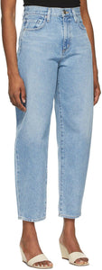 Goldsign Blue 'The Curved' Jeans