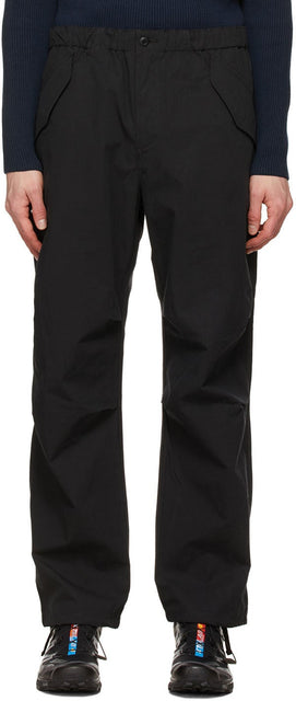 Goldwin Black CorduraÂ® Wide Easy Wind Trousers - Goldwin Black Black Cordura® Large Verre Vent - Goldwin Black Cordura® 와이드 쉽게 바람 바지