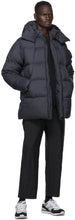 Goldwin Navy Down Hooded Spur Coat