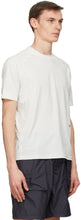 Goldwin White Melange Stretch T-Shirt