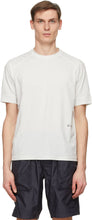 Goldwin White Melange Stretch T-Shirt - T-shirt stretch de mélange blanc goldwin - 골드윈 화이트 멜란지 스트레치 티셔츠