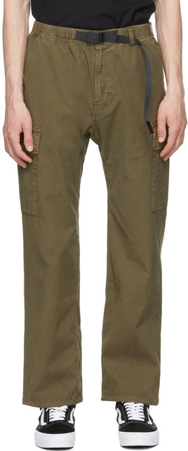 Gramicci Green Ripstop Cargo Pants - Pantalon gramicci vert ripstop cargo - 그린시 그린 립스틱화물 바지