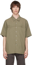 Gramicci Khaki Shell Camp Shirt - Chemise de camp de Shell Gramicci Khaki - Gramberci 카키 쉘 캠프 셔츠