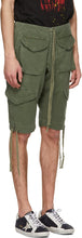 Greg Lauren Khaki Baker Cargo Shorts