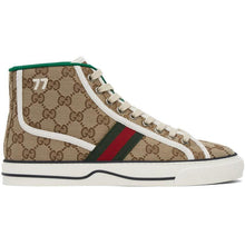 Gucci Beige 'Gucci Tennis 1977' High-Top Sneakers