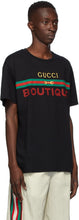 Gucci Black 'Boutique' Logo T-Shirt