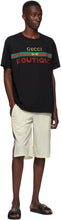 Gucci Black 'Boutique' Logo T-Shirt