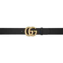 Gucci Black GG Marmont Belt
