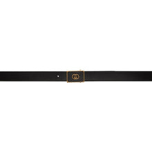 Gucci Black Interlocking G Buckle Belt