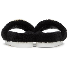 Gucci Black Interlocking G Eileen Slides