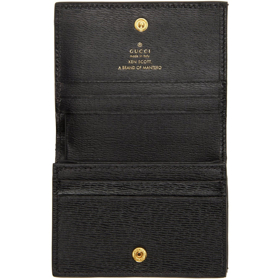 Gucci Black Ken Scott Edition Horsebit Card Holder