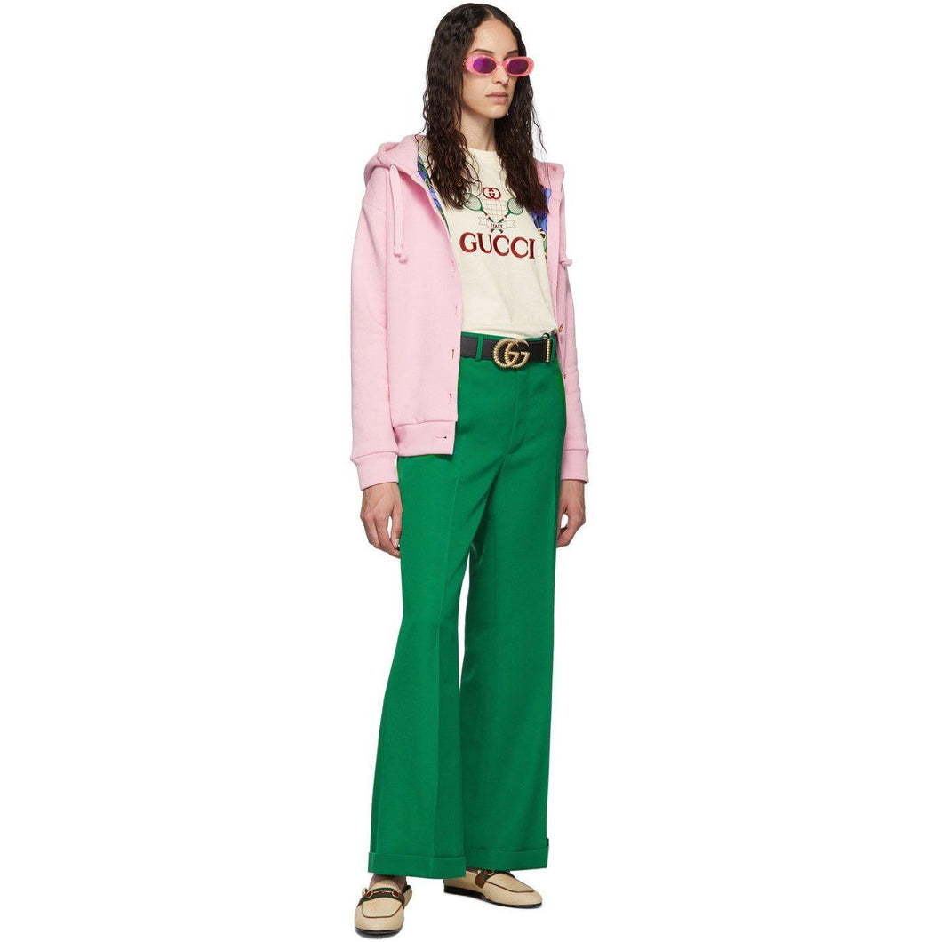 Gucci Black Leather Torchon GG Belt - Gucci cuir noir Torchon GG Belt - 구찌 블랙 가죽 Torchon GG Belt.