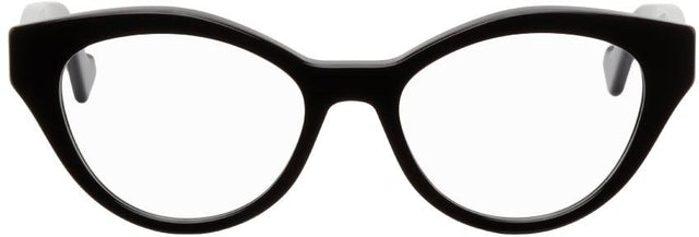 Gucci Black Oval GG Glasses - Gucci noir ovale GG GR - 구찌 블랙 타원형 GG 안경