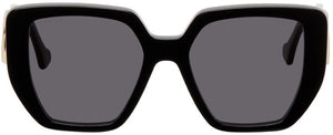 Gucci Black Rectangular GG Sunglasses - Lunettes de soleil gg rectangulaires noires gucci - 구찌 검은 사각형 GG 선글라스