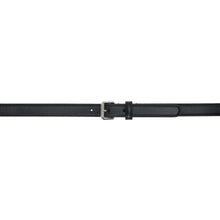 Gucci Black Skinny Interlocking G Buckle Belt