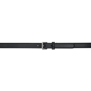 Gucci Black Skinny Interlocking G Buckle Belt
