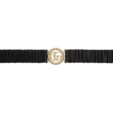 Gucci Black Torchon GG Buckle Belt