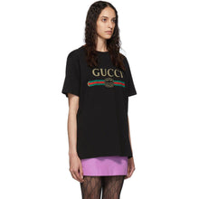 Gucci Black Vintage Logo T-Shirt