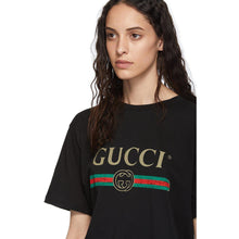 Gucci Black Vintage Logo T-Shirt