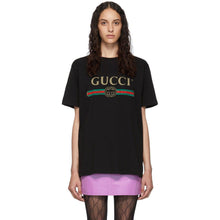 Gucci Black Vintage Logo T-Shirt