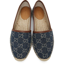 Gucci Blue Denim GG Espadrilles