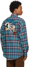 Gucci Blue Disney Edition Check Donald Duck Shirt