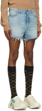 Gucci Blue Disney Edition Denim Donald Duck Shorts