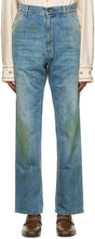 Gucci Blue Eco Wash 'Maison de lâ€™Amour Firenze' Organic Jeans - Gucci Blue Eco Wash 'Maison de Lâ ™ Amour Firenze' Jean bio - 구찌 블루 에코 워시 'Maison de lâ € ™ Amour Firenze'유기농 청바지