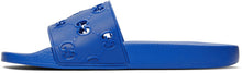 Gucci Blue GG Slides
