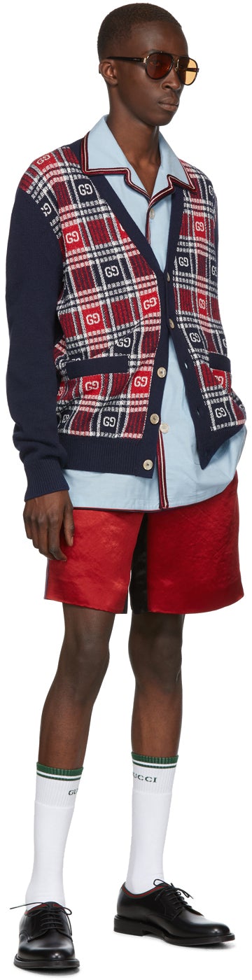 Gucci Blue 'Gucci Band' Shirt