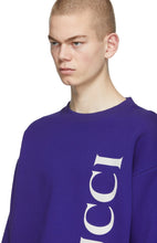 Gucci Blue Logo Sweatshirt