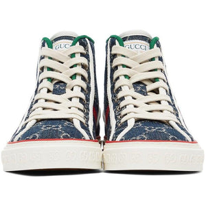 Gucci Blue Tennis 1977 High Sneakers