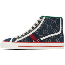 Gucci Blue Tennis 1977 High Sneakers