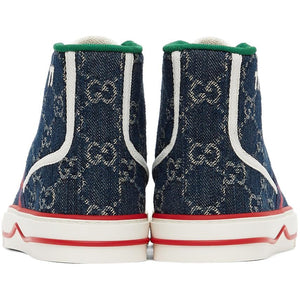 Gucci Blue Tennis 1977 High Sneakers