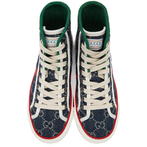 Gucci Blue Tennis 1977 High Sneakers