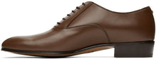 Gucci Brown Double G Oxfords