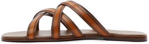 Gucci Brown GG Quentin Sandals