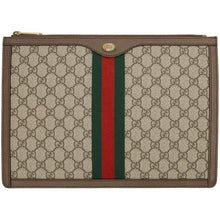 Gucci Brown GG Supreme Ophidia Portfolio