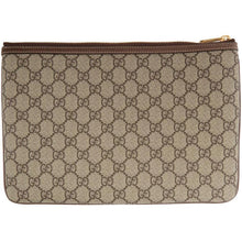 Gucci Brown GG Supreme Ophidia Pouch