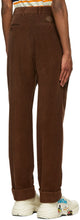 Gucci Brown Regular Fit Corduroy Trousers