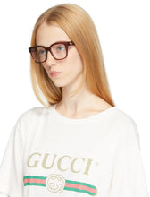 Gucci Burgundy Square GG Glasses